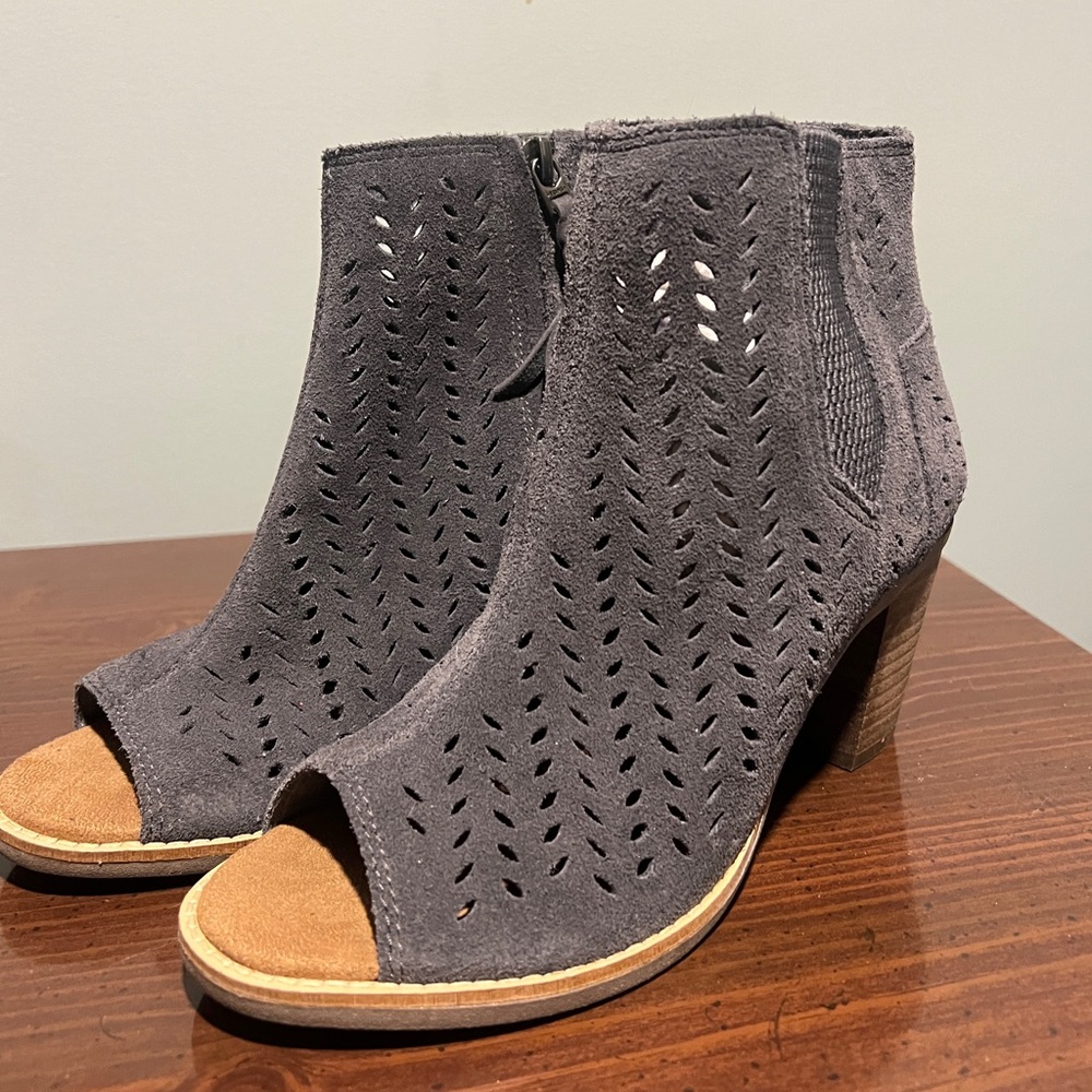 Toms Heeled Sandal Bootie